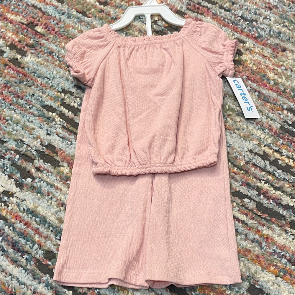 Carter's Blush Pink Casual 2 piece top and bottom matching set